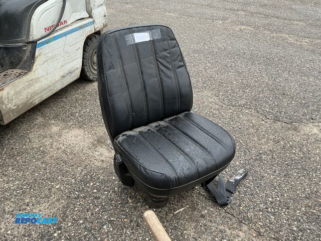 Lot 2-60983 - Black leather seat w/ buckle