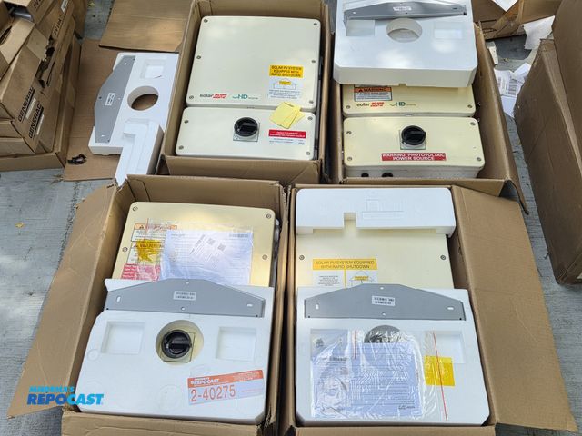 Lot 2-40275 - lot of 4 SolarEdge solar power inverters. As found in the inventory of an out of state installer tha...