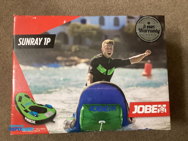 Lot 2-19173 - New in box SUNRAY 1 rider tube by JOBE. 420D nylon, 24 gauge PVC, 4 handles, quick connect, multi po...