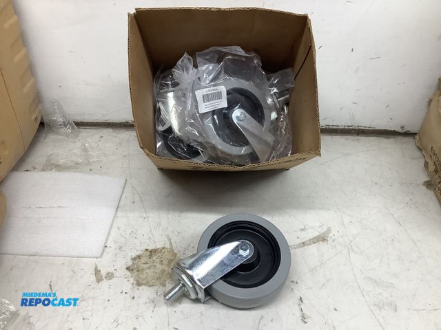 Lot 2-91039 - Lot of (4) 5-inch polyurethane swivel stem casters 32J880A