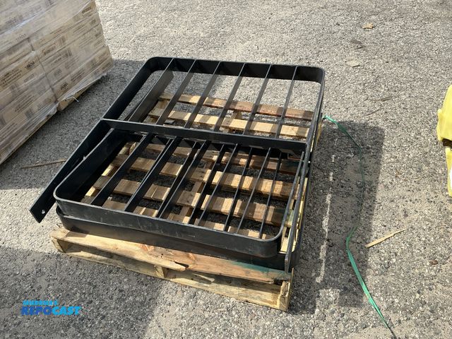 Lot 2-75548 - Heavy duty steel forklift load backrest.
