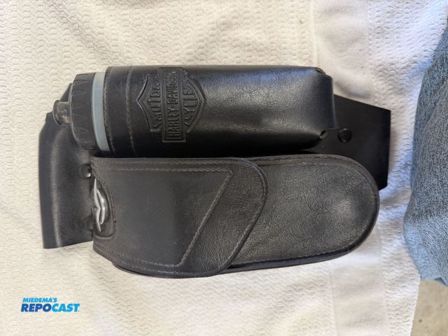 Lot 2-74175 - Harley Davidson Saddlebag Guard Bag with Water Bottle Holder