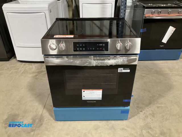 Lot 2-40228 - Scratch & Dent Frigidaire FCFE3082BSA slide-in/freestanding electric induction range