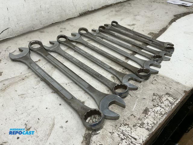 Lot 2-36942 - heavy duty set of dura craft wrenches. 1 5/16, 1 3/8, 1 1/2, 1 5/16, 1 7/16, 1 11/16, 1 13/16, 1 3/4...
