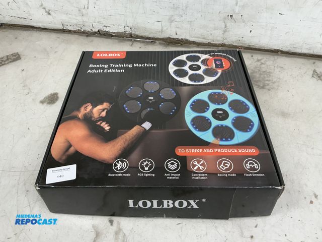 Lot 2-95948 - LOLBOX Boxing training machine-adult edition, pu soft material, high-quality sound, record boxing da...