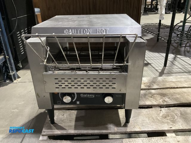 Lot 2-55029 - 1 Stainless Steel Galaxy model 177GCT10, adjustable speed commercial conveyor toaster. S/N 0122GCT10...