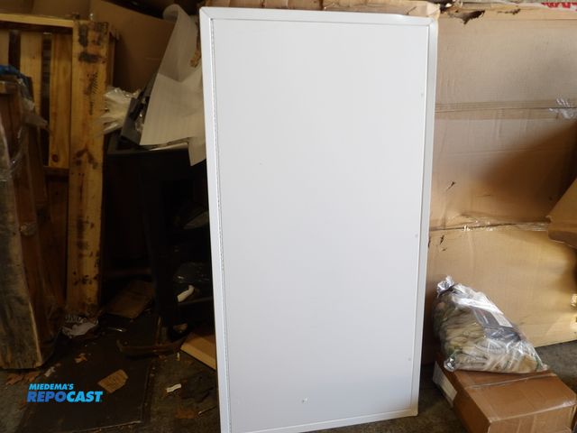 Lot 2-53058 - new access door - 48"h x 24"w concealed hinge, expose flange, steel, 16ga, white