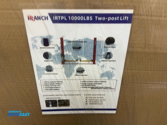 Lot 2-44918 - New SDLANCH Model IRTPL Two Post Lift, 4500 KG Lifting Capacity, 1800mm Lifting Height, 220/380 Volt...