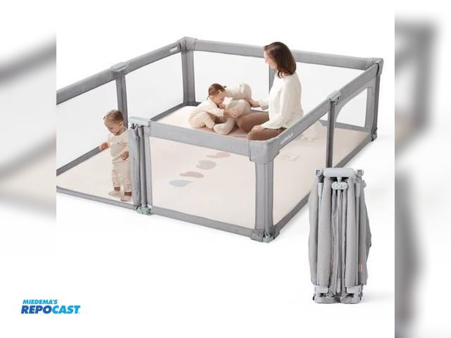 Lot 2-74540 - BRAND NEW Baby Playpen Portable, Pre-Assembled Play Pen 71x79 Large Foldable Playpen, RETAIL $180.