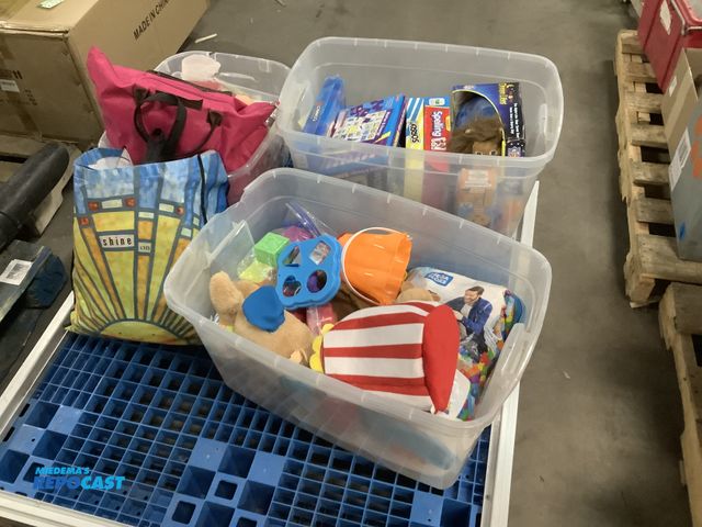 Lot 2-60891 - Skid Lot of Totes of Assorted Children’s Toys, Games, and More