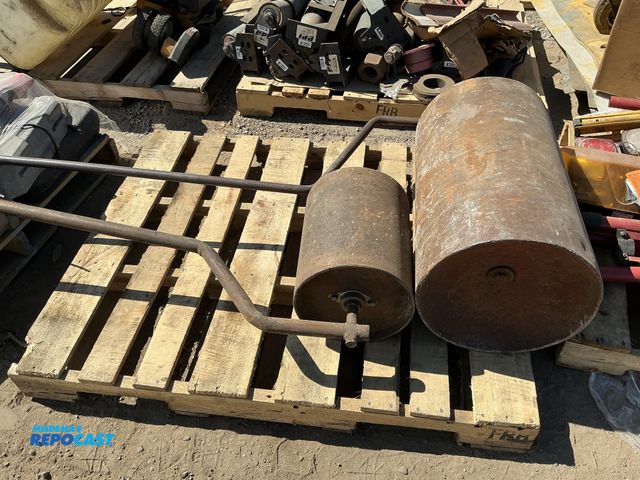 Lot 2-75310 - Lot of (2) different sized heavy-duty Steel Lawn Rollers