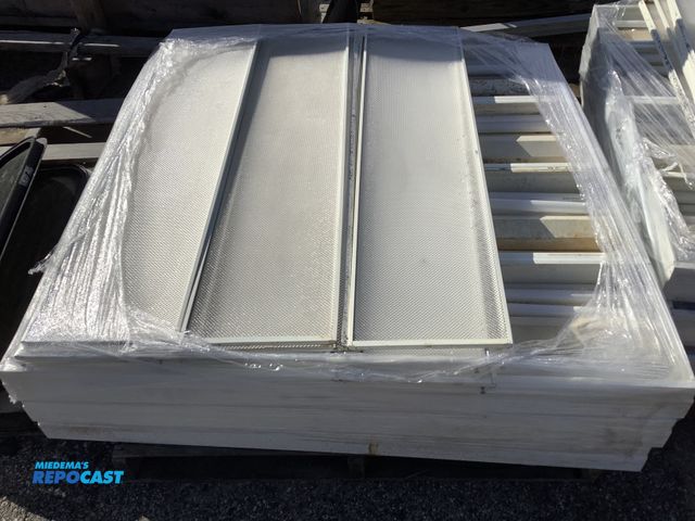 Lot 2-67638 - Skid lot of Werker assorted rectangular hanging LED shop lights