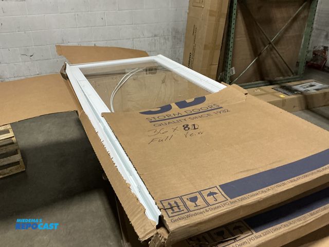 Lot 2-67027 - New (1) Gerkin windows and doors storm doors 81” x 36” x 2”