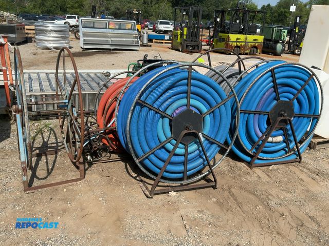 Lot 2-10565 - (5) Assorted Hose Reels, 4 have hose