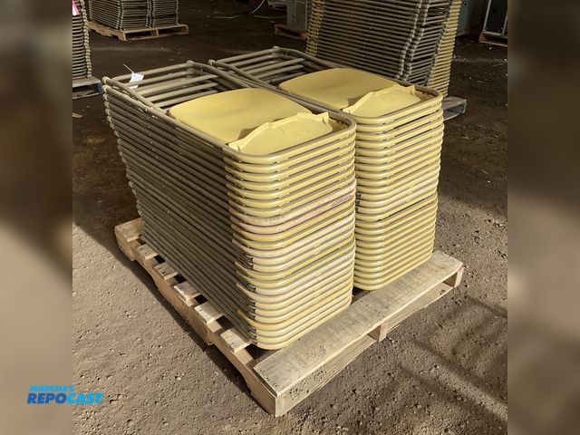 Lot 2-21852 - Approximately 50 Plastic Folding Chairs Metal Frame