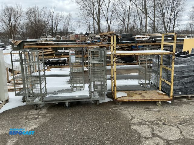 Lot 2-14210 - Lot of (4) Wheelable Racks