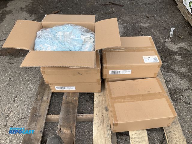 Lot 2-93603 - Skid lot of (6) boxes of cat and jack 18m blue infant 2 piece outfits