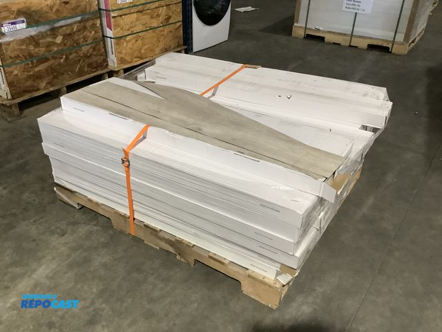 Lot 2-99937 - Skid lot of (40) boxes V338005216 color: 005216 6” x 48” flooring boards