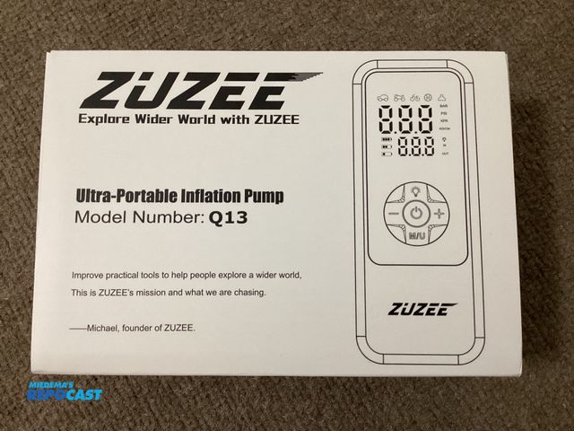 Lot 2-95832 - New Zuzee Ultra-Portable Inflation Pump. Model Q13. Rechargeable pump. Includes pump, inflatable tub...