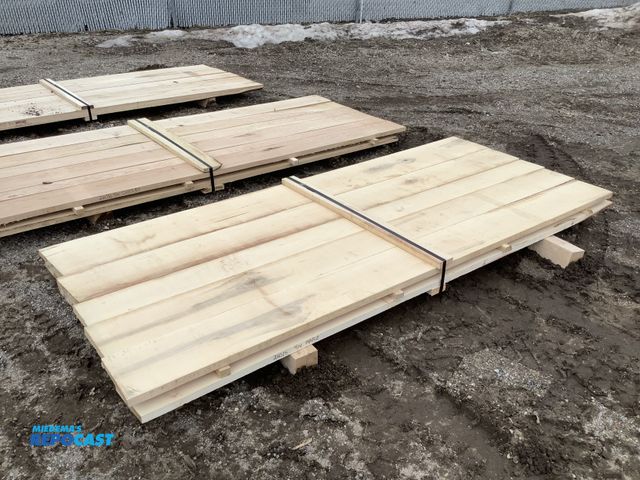 Lot 2-92338 - lot of (2) Layers of 4/4 maple - approx. 44"wide x 8' long