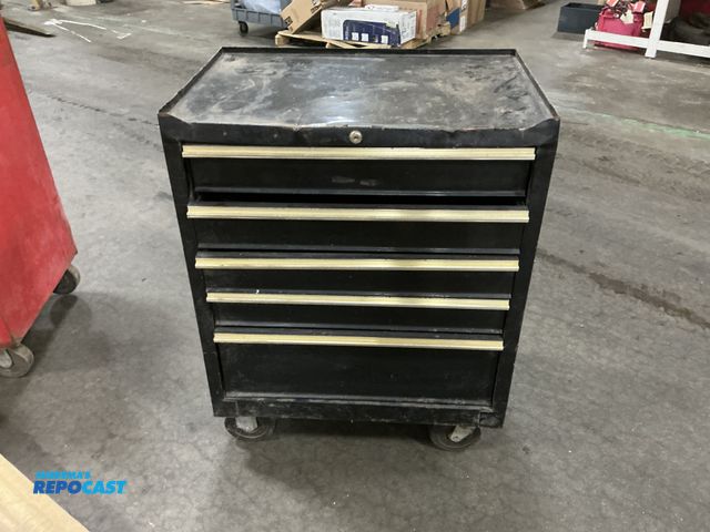 Lot 2-17212 - Black Metal Rolling Tool Chest, 35”H x 26.5”W x 18”D