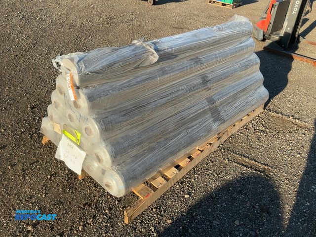 Lot 2-40681 - Approx. 750 Yards of Grey Suede Fabric Material, (15) rolls total, rolls are approx. 80" wide, belie...