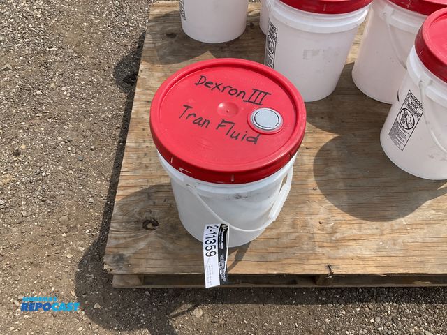 Lot 2-11359 - 5 gallon bucket of Dexron III Transmission Fluid