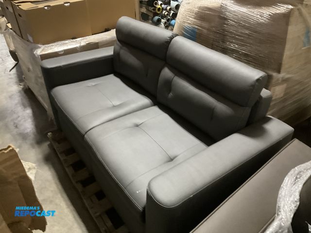 Lot 2-18229 - 62” Vinyl RV Sofa with Bed Extension
