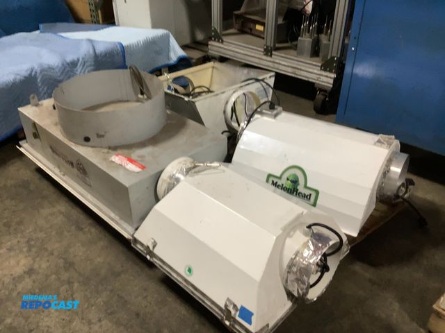 Lot 2-77935 - Skid lot including (1) melon head advanced nutrients grow light reflector, (1) xtrasun grow light re...