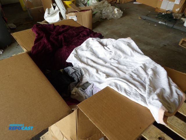 Lot 2-53965 - Lot of (50) lbs of Shop rags, assorted 2 boxes