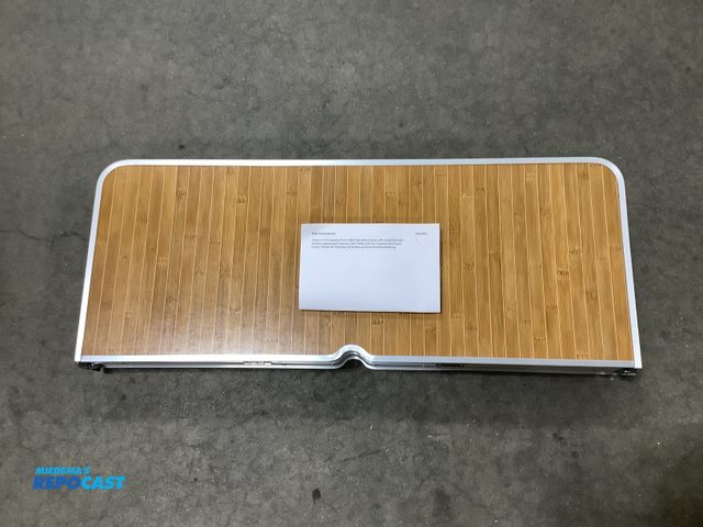 Lot 2-28546 - Camping picnic table, card table, folding briefcase table with 4 seats.