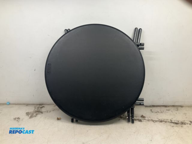 Lot 2-92776 - Byliable round plastic table, new, 27” diameter