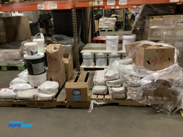 Lot 2-93213 - 2 skid lots Including premium sand grout, wall covering adhesive, stain blocker, bio renewable adhes...