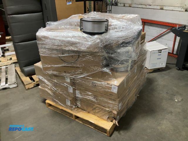 Lot 2-74093 - Skid lot of New Gustafson lighting 12 V RV light fixtures