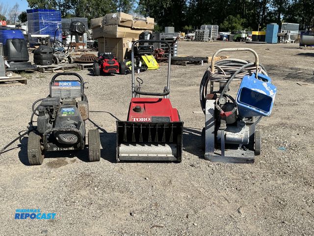 Lot 2-16138 - Lot includes: TORI S-620, Pro Force 2400 pressure washer, &amp; portable electric drywall texture sp...