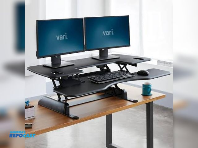 Lot 2-67560 - varidesk pro plus 48 adjustable height desk