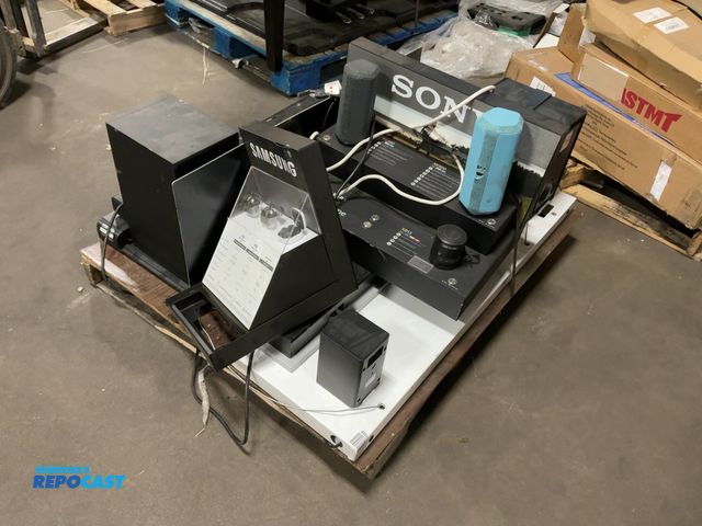 Lot 2-69212 - Skid Lot of Assorted Display Speakers from Samsung, JBL, LG, and Sony