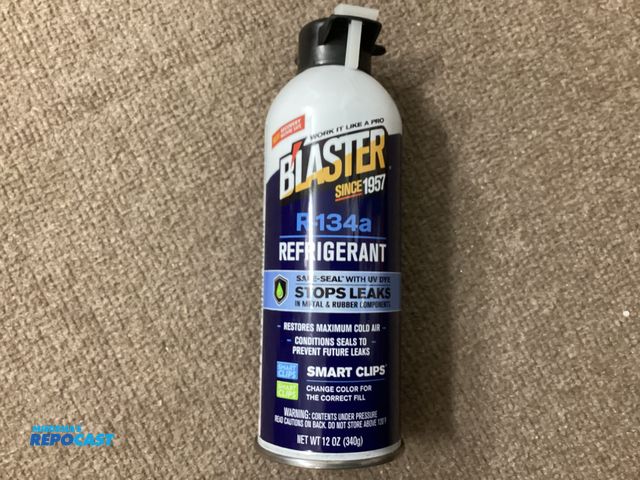 Lot 2-95884 - New BLASTER R-134a Refrigerant. Safe-seal with UV DYE. STOPS LEAKS IN METAL AND RUBBER COMPONENTS. R...
