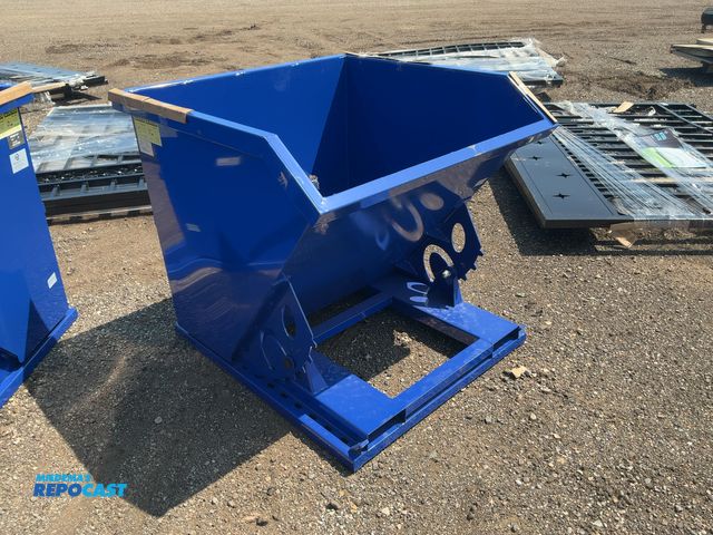 Lot 2-40441 - New Chery Industrial 1.0 Cubic Yard Forkable Dump Hopper, top of hopper measures 43-3/8”x42-1/4”, 40...