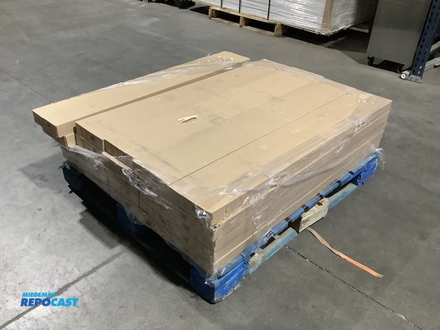 Lot 2-99932 - Skid lot of (25) boxes of lone mountain hardwood flooring boards 7” x 48” - 10 pieces per box