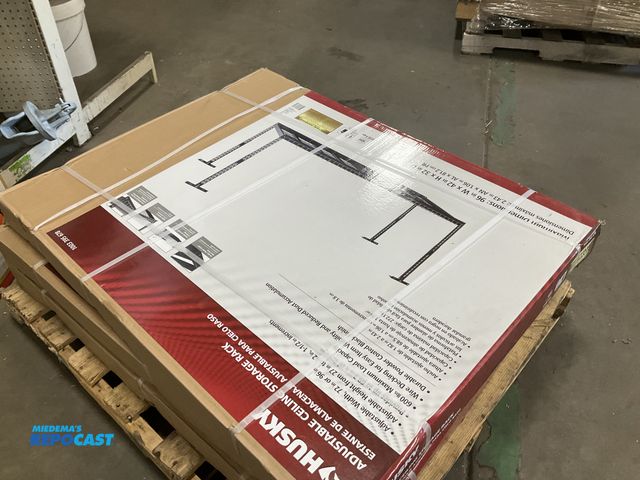 Lot 2-35653 - husky adjustable storage racks
