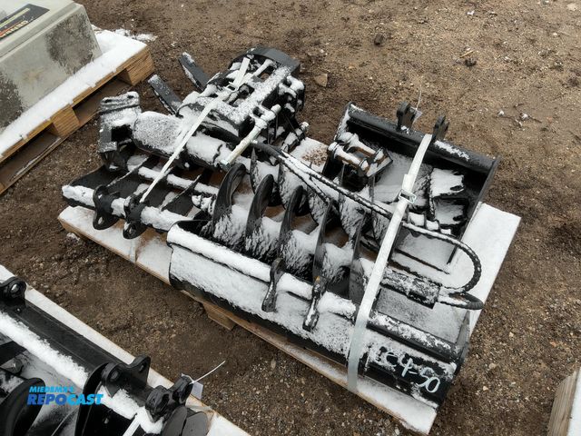 Lot 2-19595 - 5 Mini Loader Attachments
