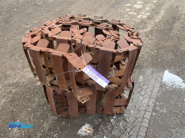 Lot 2-33586 - (2) Used Steel Over The Tire Tracks for Skid Steers, 13” Wide, approx. 9” wide at base where tire si...