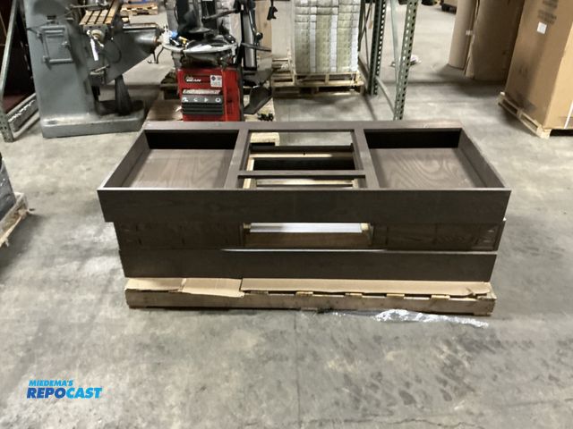 Lot 2-92111 - Skid of 2 Skid of Fireplace built-in w/ fold-out table