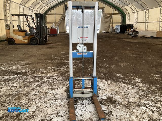 Lot 2-11077 - Genie GL-8 standard base lifts Steel Metal Shop Cart Solid wheels