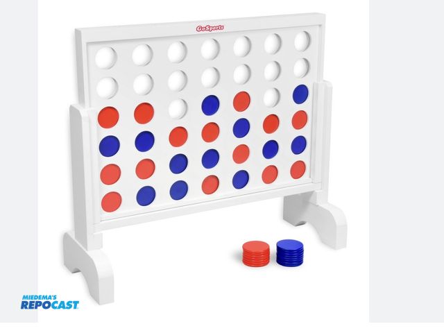 Lot 2-17026 - GoSports Giant 4-in-a-Row/Connect Four