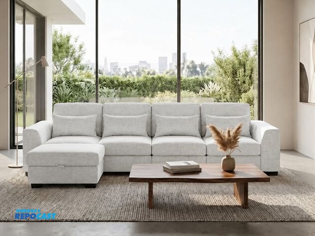 Lot 2-33758 - Brand New Couch Furniture Set #SF019-22-03 (grey)