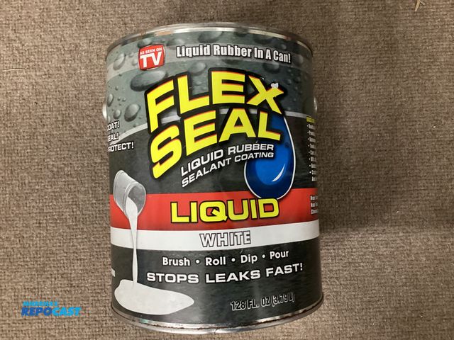 Lot 2-34639 - New one Gallon of White Flex Seal Liquid Rubber Sealant Coating. Brush, roll, dip, pour. Stops leaks...