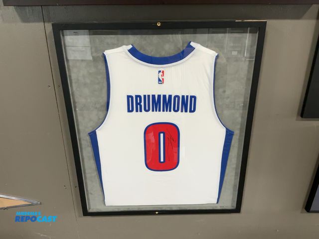 Lot 2-53316 - Framed Andre Drummond Autographed Jersey, 25.125” x 29.125”
