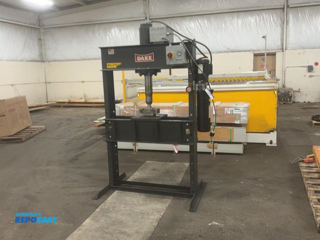 Lot 2-30969 - Dake Model 909250 50 Ton Hydraulic Press, 115/208-230 Volt Single Phase Electric Hydraulic Pump, Has...
